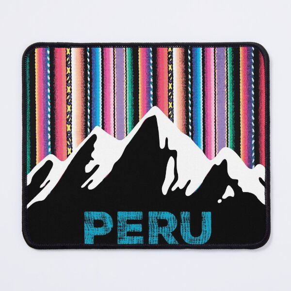 Item preview, Andean Peruvian mountains and colorful aguayo sky Sticker designed and sold by amazandes.