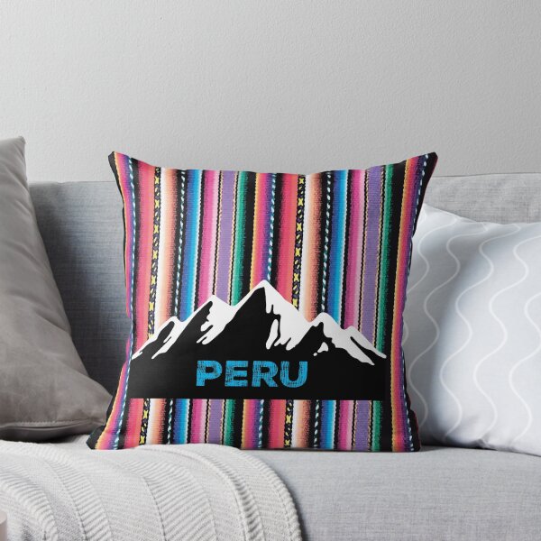 Item preview, Andean Peruvian mountains and colorful aguayo sky Sticker designed and sold by amazandes.