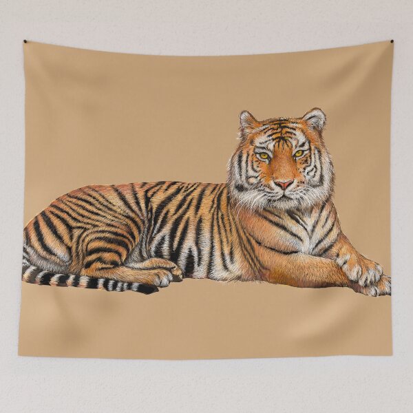 Item preview, The Amur Tiger Lies With Its Paws Crossed designed and sold by Phantasmal-2-do.