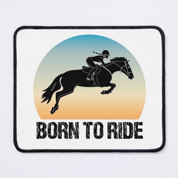 Item preview, Born to Ride Horse Riding Jumping Girl designed and sold by TheInkElephant.