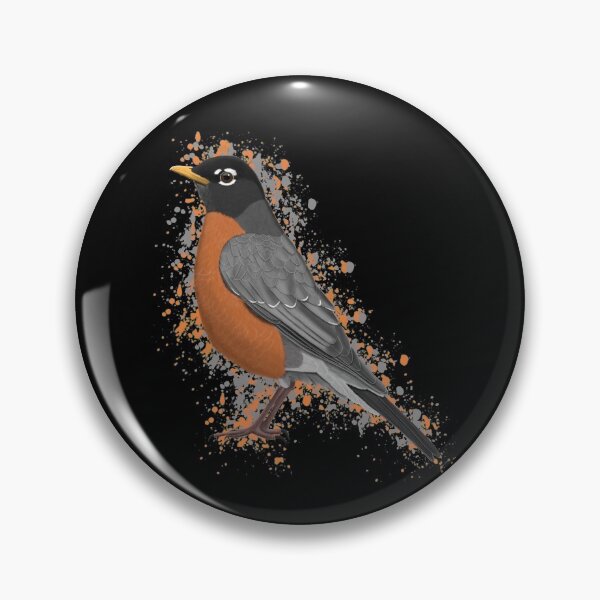 Item preview, American Robin Bird Birdlover Birdwatcher Biologist Ornithologist Garden Birds designed and sold by jz-birds.
