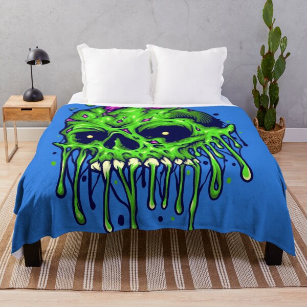 Item preview, Gnarly Melting Zombie Skull designed and sold by SLAG-Creative.