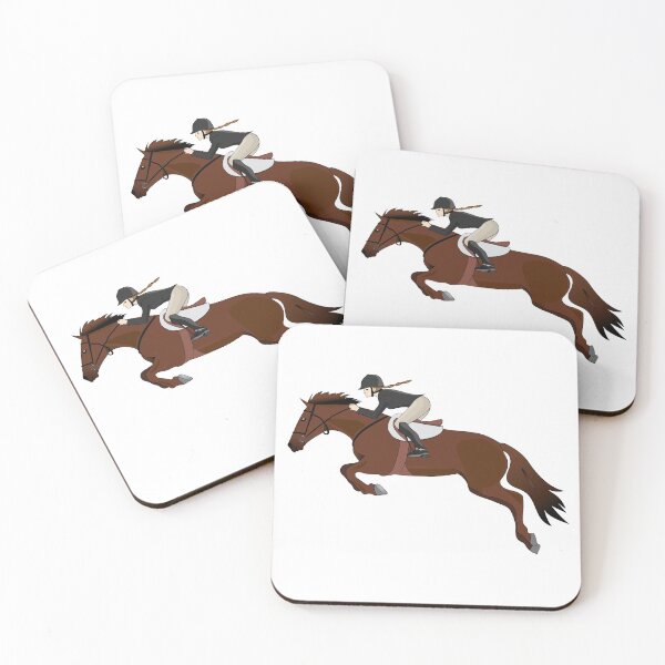 Item preview, Horse Riding Jumping Girl designed and sold by TheInkElephant.