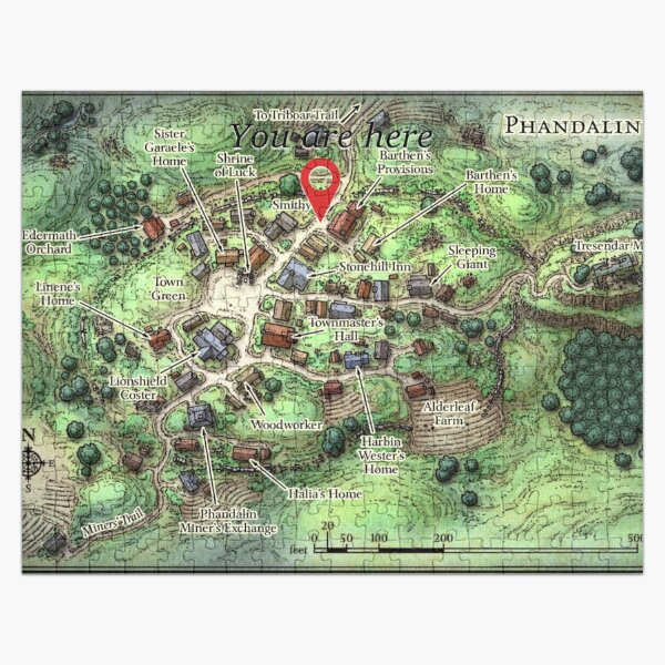 Item preview, D&D Map you are here. designed and sold by Armor-class.