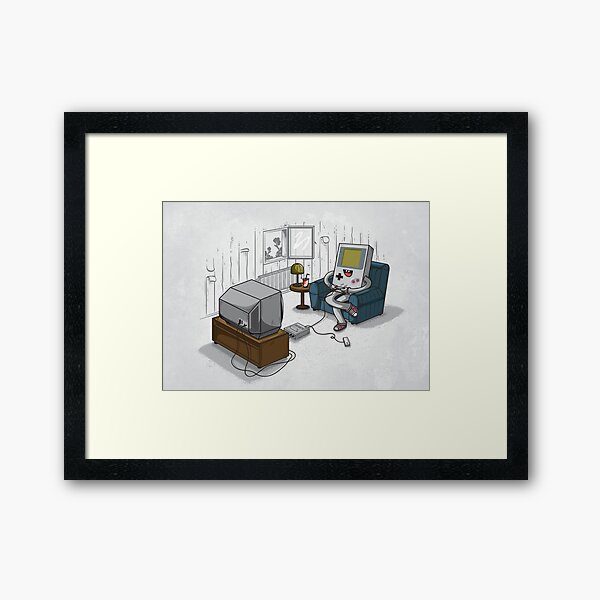 True Computer Love Framed Art Print
