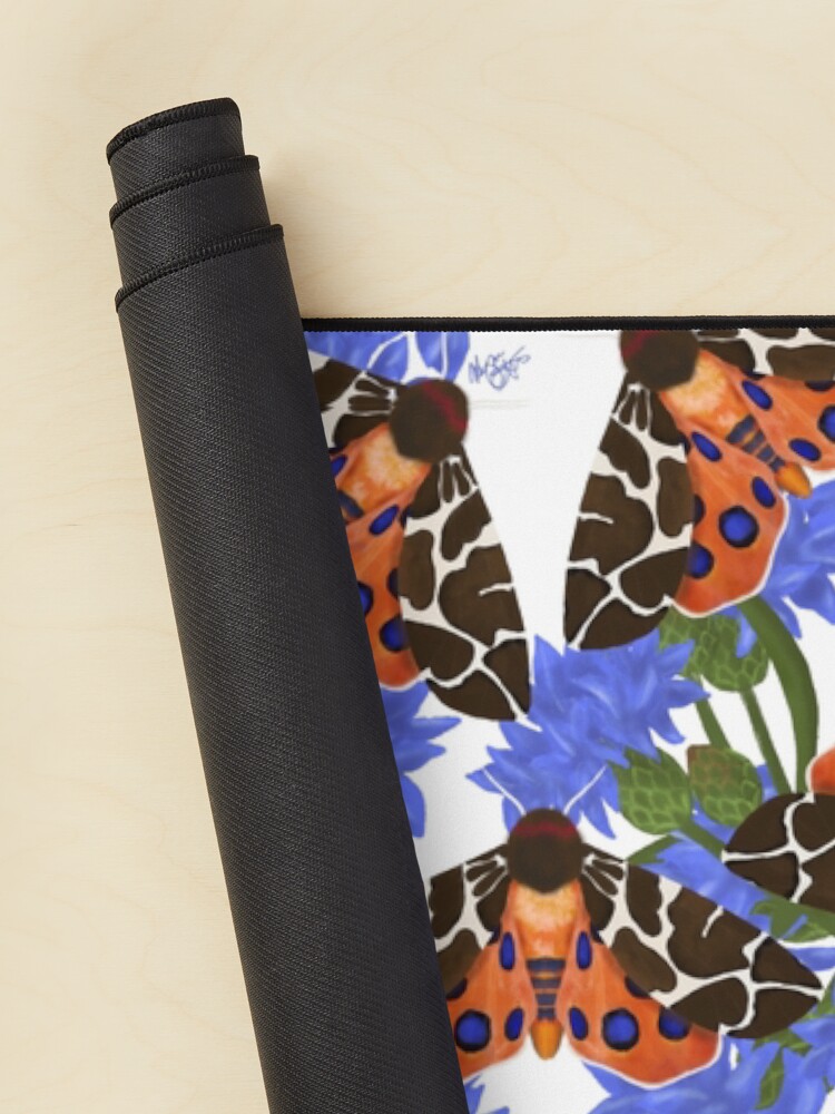 Alternate view of Garden Tiger Moth and Cornflowers Mouse Pad