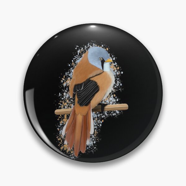Item preview, Bearded Reedling Bird Birdlover Birdwatcher Biologist Ornithologist Garden Birds designed and sold by jz-birds.
