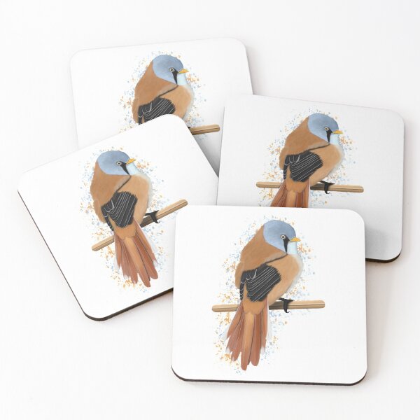 Item preview, Bearded Reedling Bird Birdlover Birdwatcher Biologist Ornithologist Garden Birds designed and sold by jz-birds.
