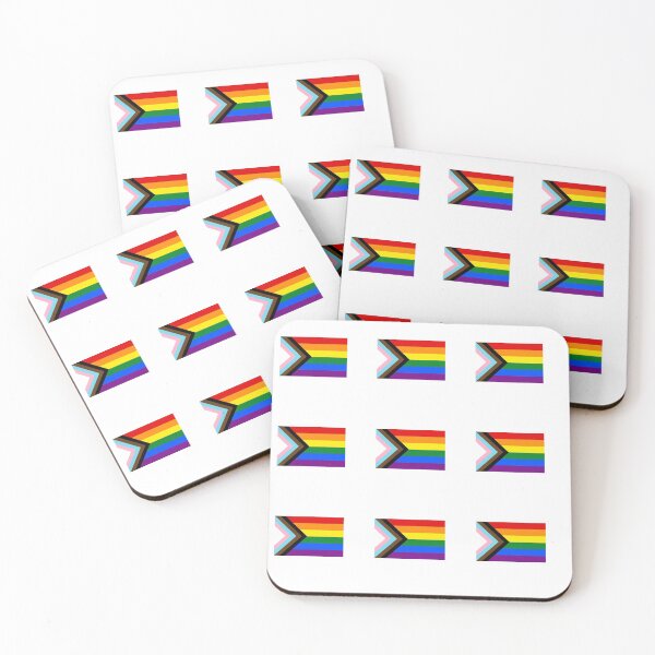 Item preview, Progress Pride Flag Sticker Pack designed and sold by Inspirationmotivation.