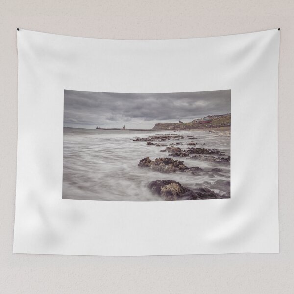 Item preview, Along the Beach Towards Whitby Harbour  designed and sold by Incakola1.