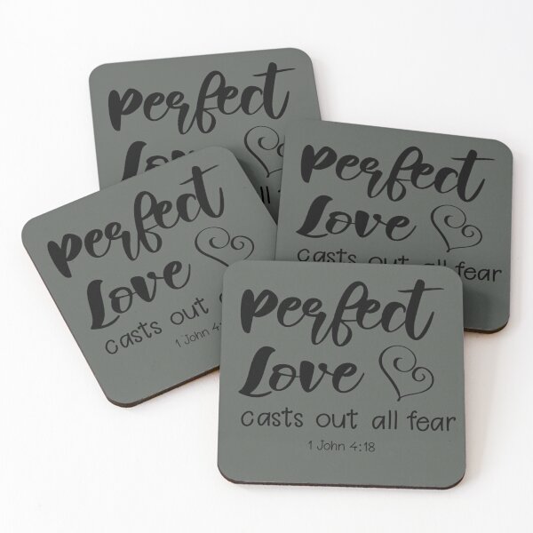 Artikelvorschau, perfect love cast out all fear 1 john 4:18 entworfen und verkauft von Sheepherder120.