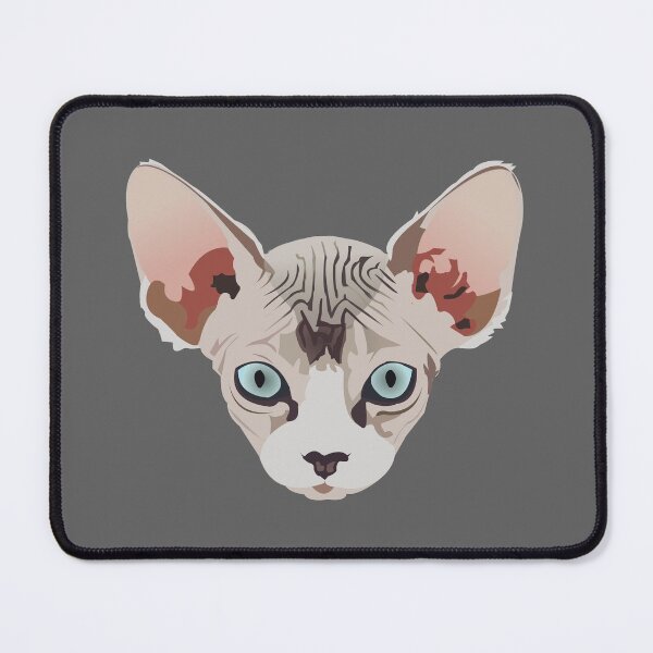 Item preview, Ellen the Sphynx Cat designed and sold by KCPetPortraits.