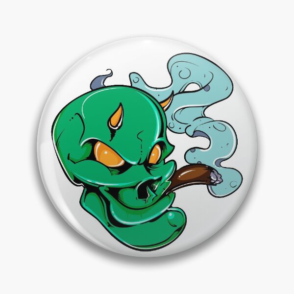 Item preview, Daemon Smoking Green designed and sold by artorno.