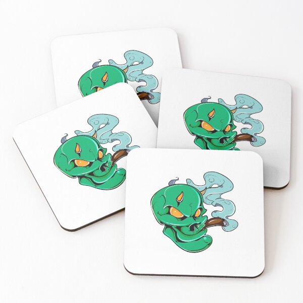Item preview, Daemon Smoking Green designed and sold by artorno.