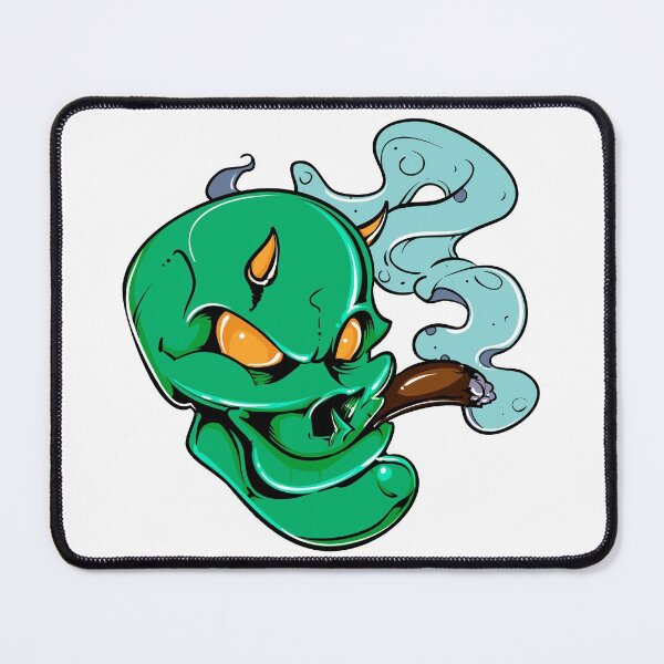 Item preview, Daemon Smoking Green designed and sold by artorno.