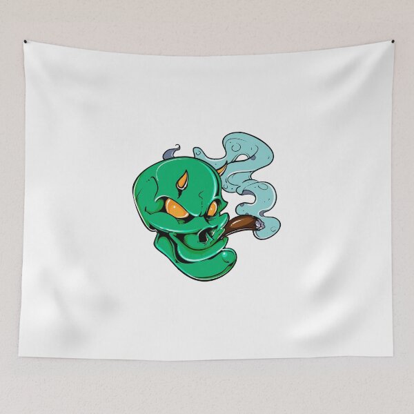 Item preview, Daemon Smoking Green designed and sold by artorno.