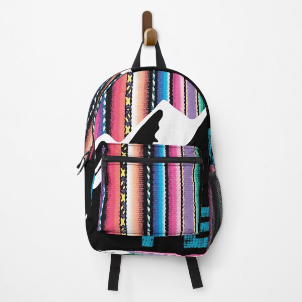Item preview, Andean Peruvian mountains and colorful aguayo sky Sticker designed and sold by amazandes.