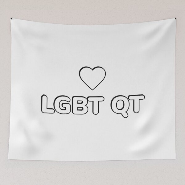 Item preview, LGBT QT  cutie heart designed and sold by Inspirationmotivation.