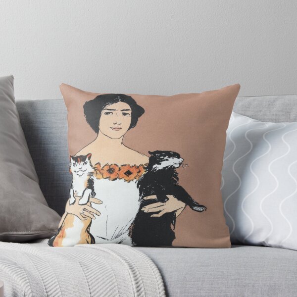 Item preview, Woman with Cats designed and sold by silvercrystal.