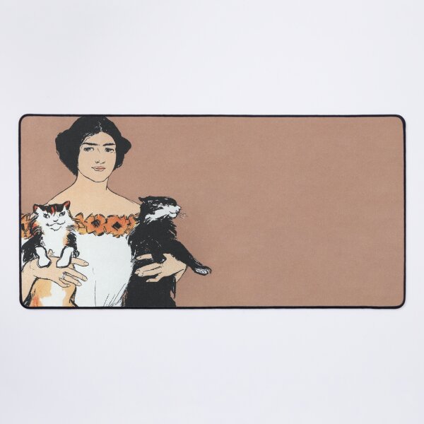 Item preview, Woman with Cats designed and sold by silvercrystal.