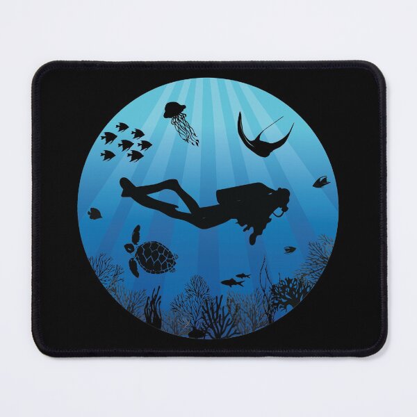 Item preview, Deep Water Diver Sea Life designed and sold by TheInkElephant.