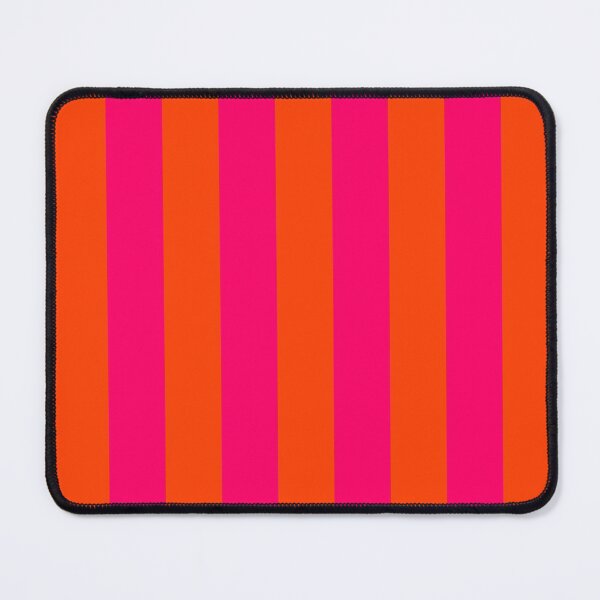 Item preview, Bright Neon Pink and Orange Vertical Cabana Tent Stripes designed and sold by podartist.