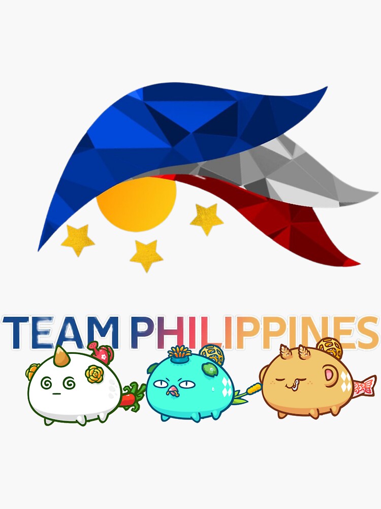 "Axie Infinity Team Philippines" Sticker for Sale by BeckySageLife ...