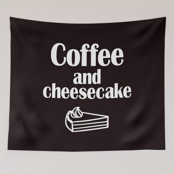 Item preview, coffee and cheesecake designed and sold by justplainwords.