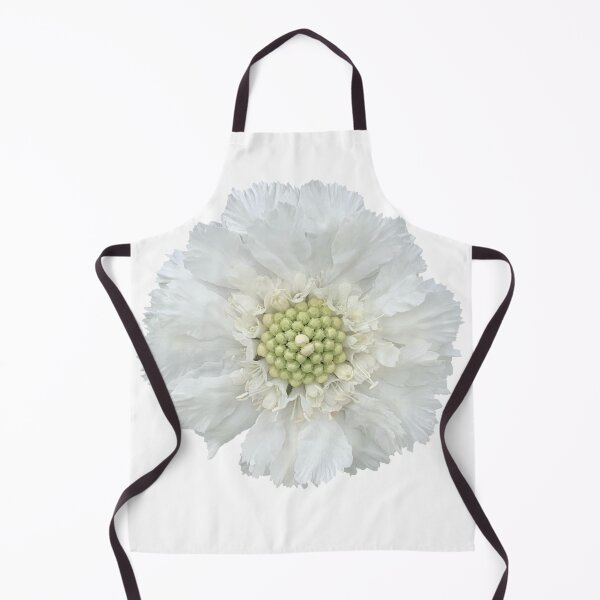 Item preview, White Scabious Flower Still Life Floral Photography designed and sold by CottoVerdi.