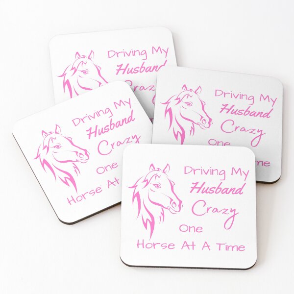 Item preview, Driving My Husband Crazy One Horse At A Time designed and sold by MamaSweetea.
