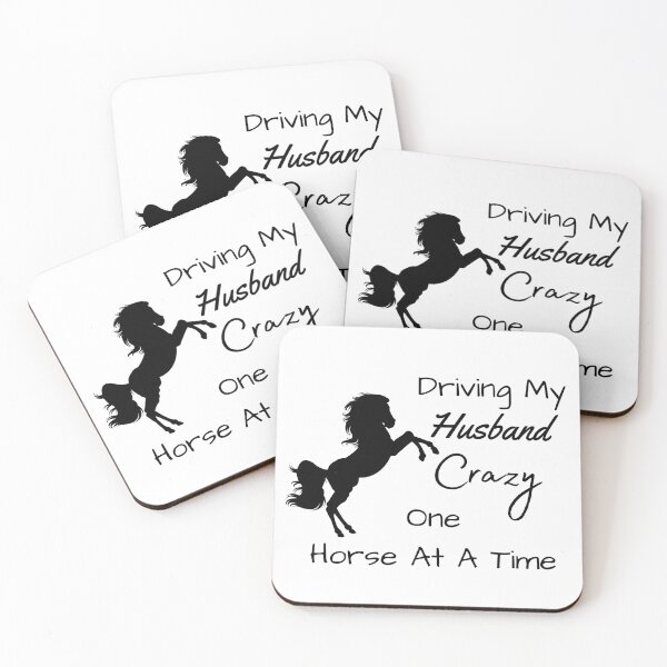 Item preview, Driving My Husband Crazy One Horse At A Time designed and sold by MamaSweetea.