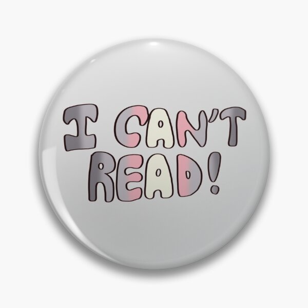 Item preview, illiterate demigirl pride! designed and sold by flowerypapercut.