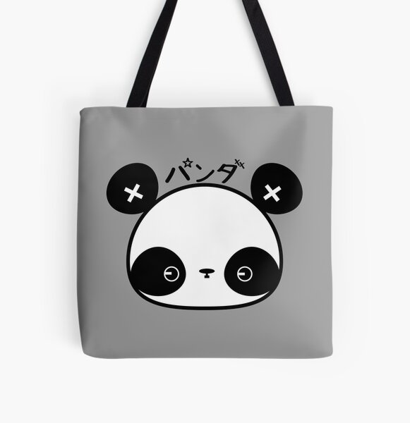 Panda by Indigo All Over Print Tote Bag