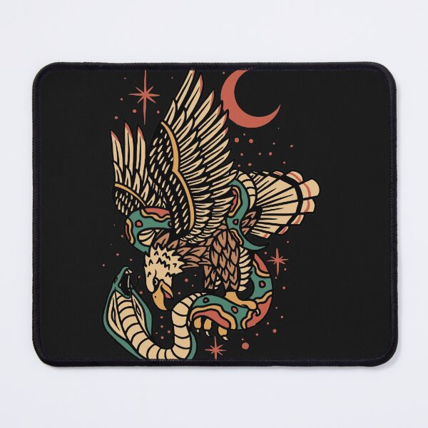 Item preview, Retro Eagle and Snake Battle designed and sold by SLAG-Creative.