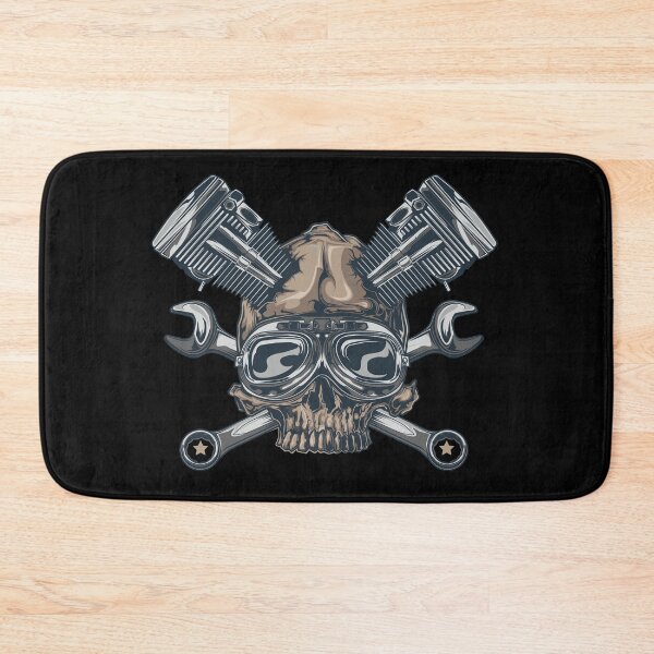 Item preview, Mechanic Skull designed and sold by FirstImpact.