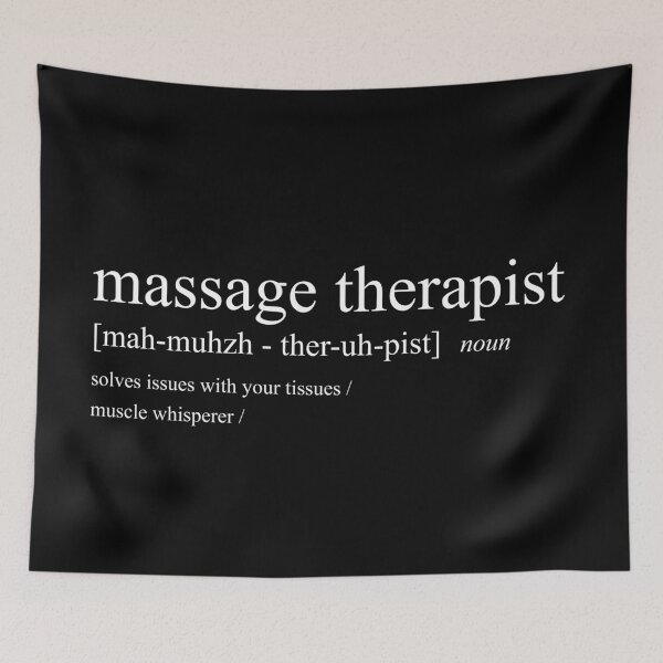 Item preview, massage therapist - definition designed and sold by Silly Lily.