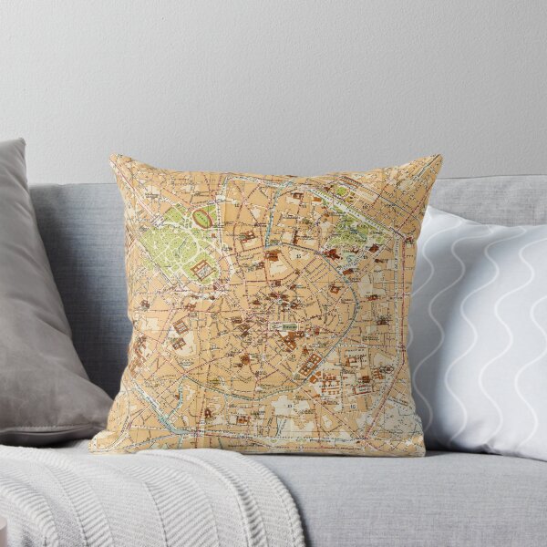 Item preview, Vintage Map of Milan Italy (1914) designed and sold by BravuraMedia.