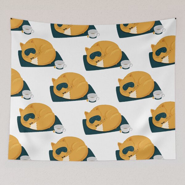 Item preview, Sleepy Fox and Warm Tea designed and sold by SewnMemories.