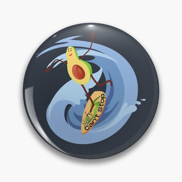 Item preview, Funny Avocado I Love Surf designed and sold by OMG Outfits .