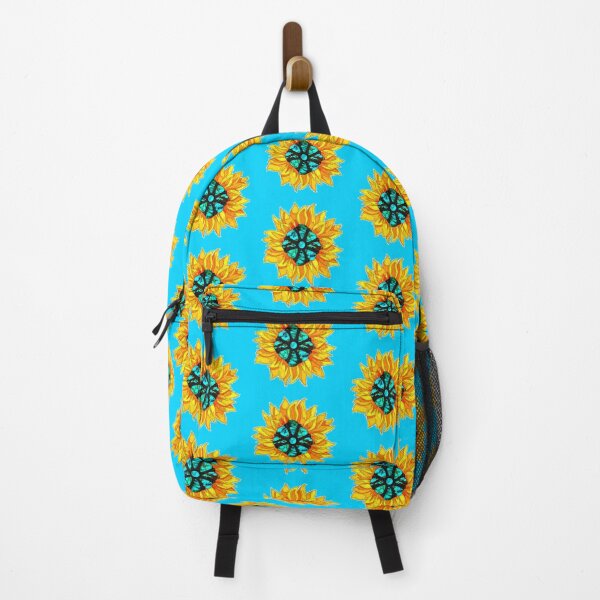 Item preview, turquoise sunflower designed and sold by creativecowgirl.