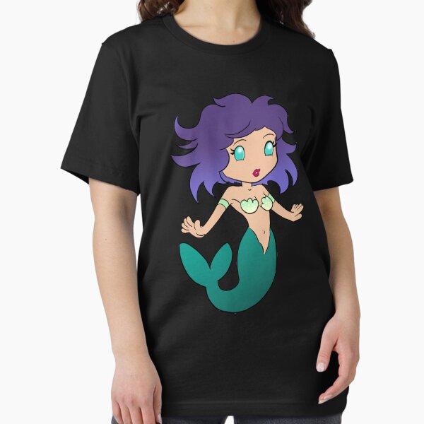 Mermaid Anime Style Violet Hair Essential T-Shirt