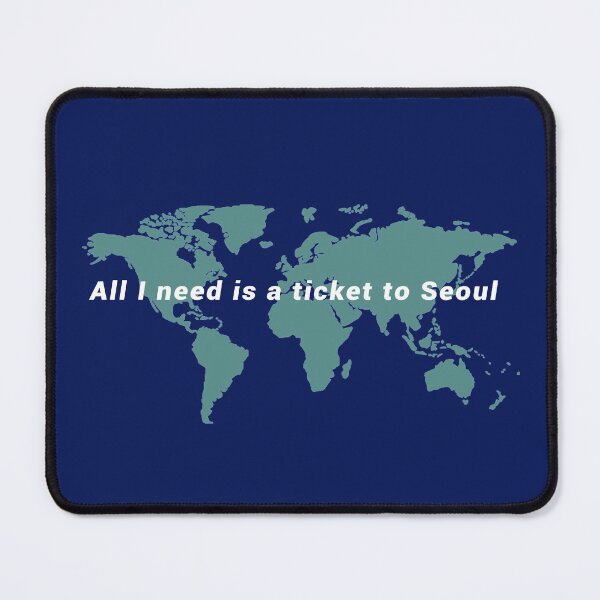 Item preview, I Need a Ticket to Seoul | South Korean Lover designed and sold by Kdramaspot.