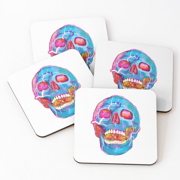 Item preview, Fluorescent Neon Skull designed and sold by Oakory.