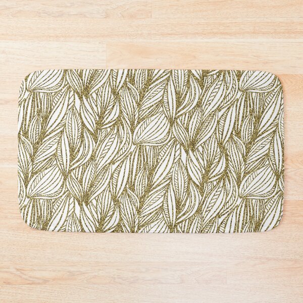 Item preview, Gold  autumn leaves pattern designed and sold by Olga Lashko.