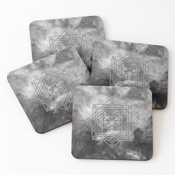 Item preview, Sacred Geometry - Grey Smoke Background designed and sold by whereisOlga_.