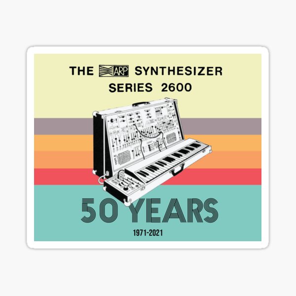 PERFECT CIRCUIT NEW The Little Book of Synths ARP 2600 Vinyl STICKER 
