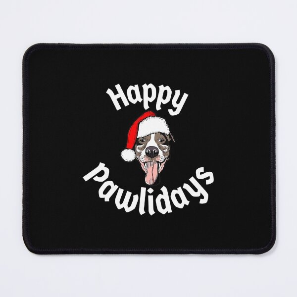 Item preview, Men's Happy Pawlidays Merry Pitmas Pitbull Christmas designed and sold by wowart4u.