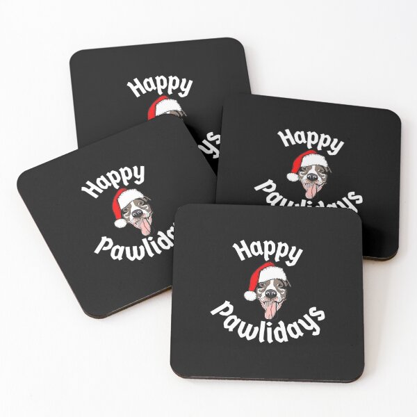 Item preview, Men's Happy Pawlidays Merry Pitmas Pitbull Christmas designed and sold by wowart4u.