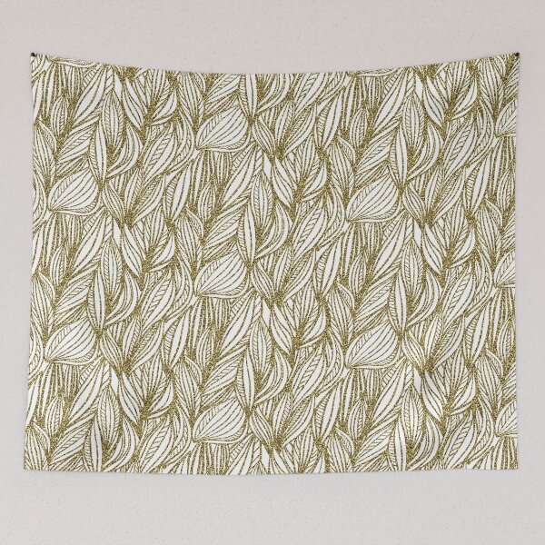 Item preview, Gold  autumn leaves pattern designed and sold by Olga Lashko.