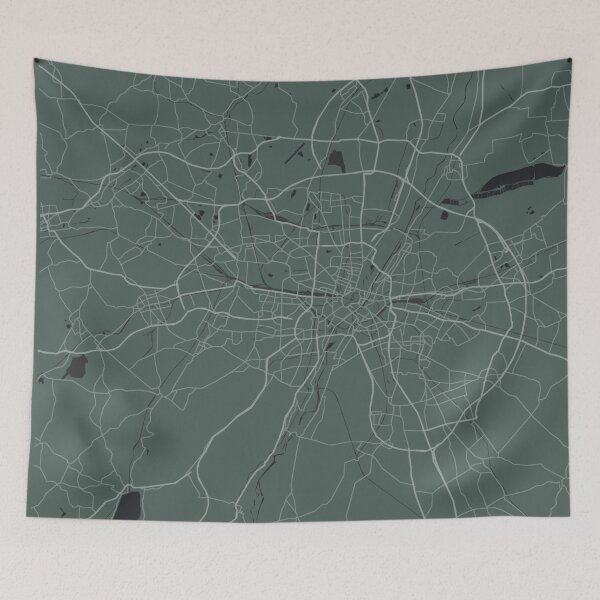 Item preview, Münih Germany Map designed and sold by mertcanglz.